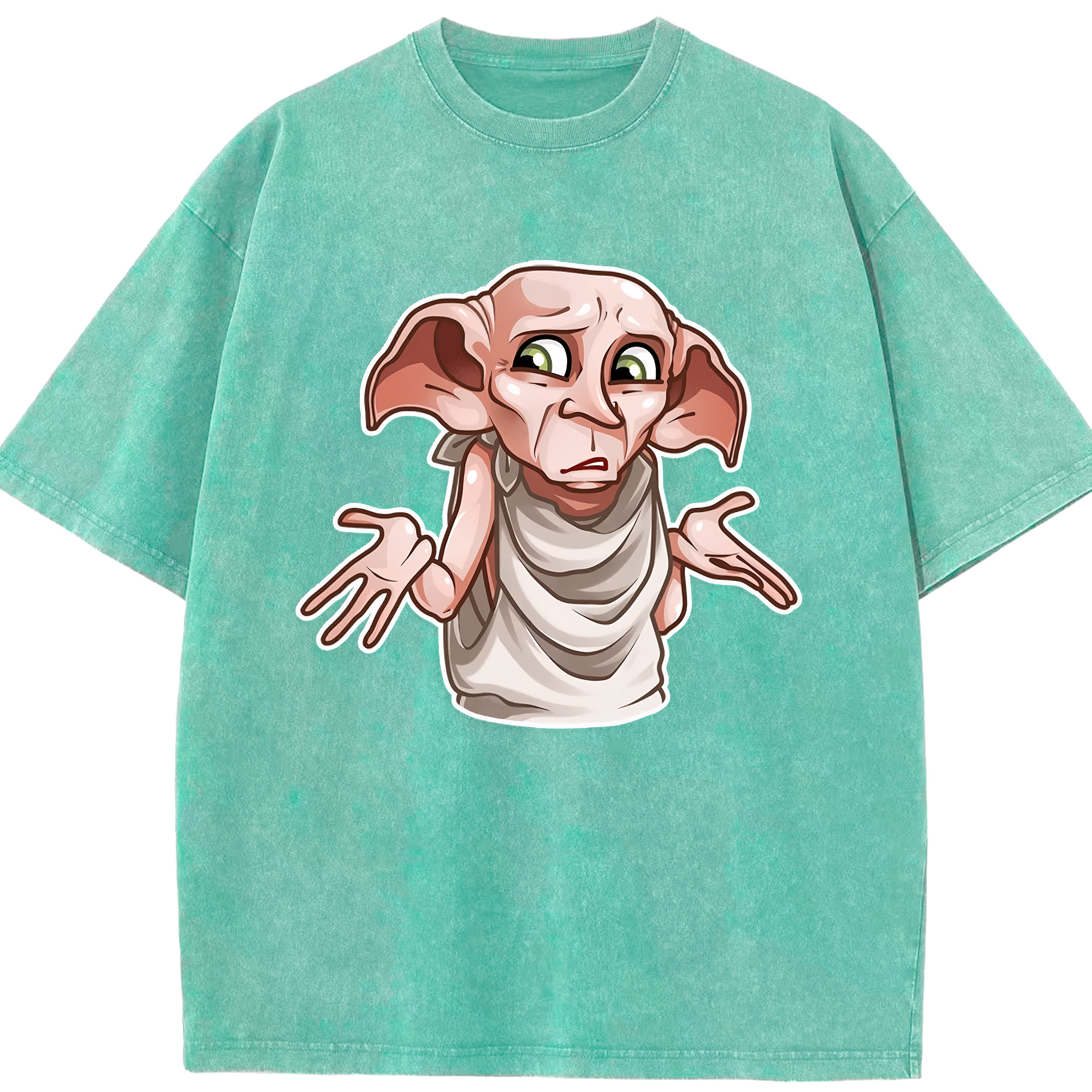 （画像用） Harry Potter ハリー・ポッターシリーズ 綿100% ヴィンテージ風 半袖Tシャツ（フロントプリント）